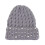 AWZXDE Versatile Winter Knit Hat with Bead Dome for Warmth and Solid Color Style Grey 4