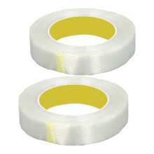 Fibre Strapping Tape 2 Rolls 25mm 50m
