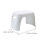 Nordic Style Small White Stackable Stool Set, Durable PP Plastic, Simple Modern Design, 1 Set 4