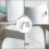 Nordic Style Small White Stackable Stool Set, Durable PP Plastic, Simple Modern Design, 1 Set 6