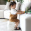 Nordic Style Small White Stackable Stool Set, Durable PP Plastic, Simple Modern Design, 1 Set 7