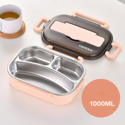 Boîte à bento isotherme et étanche pour enfants – 3 compartiments, 1