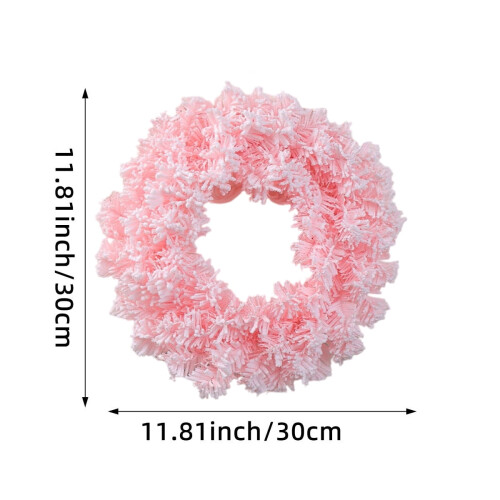 Rosa körsbärsblommor julkrans 30 cm 1