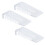 3er-Pack transparente Türstopper aus Kunststoff 4