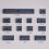 XDA Keycaps PC Transparent 1.75u Blank Mechanical 1pc 2