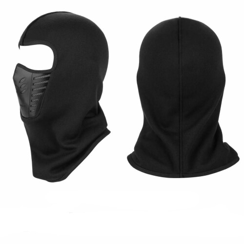Μάσκα προσώπου Balaclava Unisex – Αντιανεμική μάσκα σκι από φλις για κρύο καιρό, 1