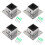 Seitliche Rohrhalterungs-Sets – Edelstahl, 4er-Pack 3