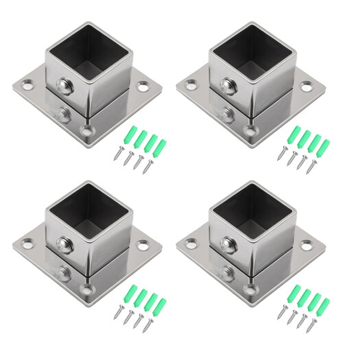 Seitliche Rohrhalterungs-Sets – Edelstahl, 4er-Pack 2