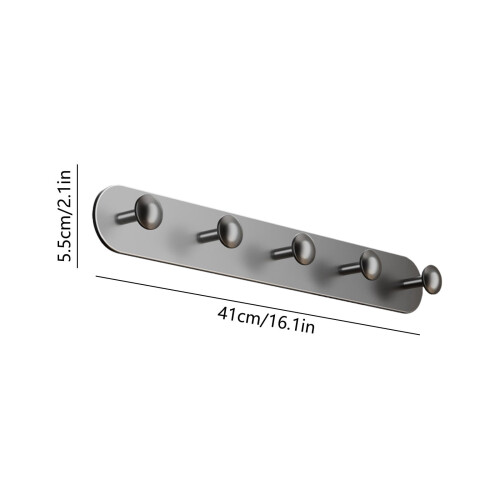 Gancio magnetico per porte, ideale per chiavi e cappotti (1 pezzo) 2