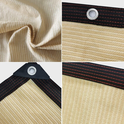 RUseeN Shade Sail Ύφασμα σκίασης με ροδέλες, Ανταλλακτικό στέγαστρο πέργκολας, Αντηλιακά 2