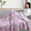 Purple Bow Microfiber Throw Blanket 50x60 inches 6
