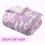 Purple Bow Microfiber Throw Blanket 50x60 inches 7