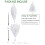 2ft White Artificial Christmas Tree with Plastic Base 4