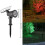 Solar Outdoor Spotlight with Motion Sensor, Waterproof, Wireless Ground Inserted, LED Pathway Light for Garden/Courtyard, Remote Control – 4
