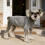 Pull tricoté pour chats et chiens – Rayures grises, 4
