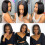 Peruca Bob de Renda HD de 12 polegadas, Cabelo Humano Liso, Frontal 13x4 4