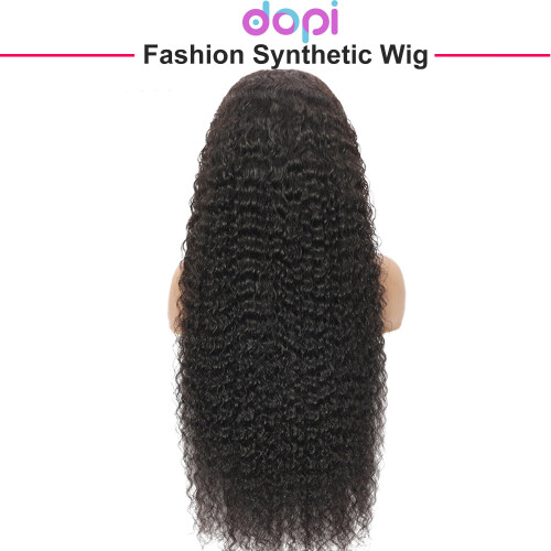Peruca Lace Front de Ondas Profundas de 30 Polegadas, Peruca Lace Frontal HD para Cabelo Negro, 13x6x1, Lace Transparente 1