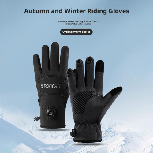 Knob Gloves Sports Touchscreen Windproof Thickened G8 1