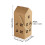 Hausförmige Geschenkbox mit Griff, 18 cm, Karton 2