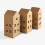 Μεγάλο κουτί δώρου σε σχήμα σπιτιού (15x7x7"), Cardboard3D Cottage με κοίλα παράθυρα, δώρο 5