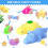 10/30/50 τεμάχια Squishies Mochi Toys Θαλάσσια ζώα Μπάλα στρες Ανακούφιση από το στρες 5