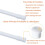 Verstelbare spanstang 12-20 inch wit 3
