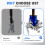 Aluminum Alloy Magnetic Bit Holder,Magnetizer Demagnetizer Tool for Screwdriver Drill Bits Hex Shank 4
