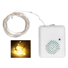 Battery Powered Copper Wire Fairy Lights Modern LED Ceiling Light With Cheerful Music Feature, Decorative String Lights That Create Vibrant Ambiance