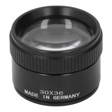 Mini bureauloep, optische loep, vergrootglas van hoogwaardig optisch glas, draagbaar formaat, vergrootglaslens voor het bekijken van postzegels,