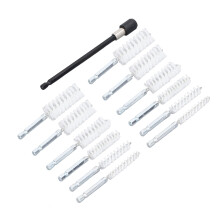 13-teiliges Bohrbürstenset 8–19 mm mit Verlängerungsstange, 1/4 Zoll Schaft