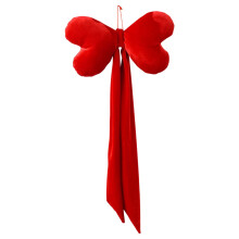 Nœud en velours en forme de cœur, décoration romantique, taille C