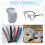 12000 τεμάχια AB Flatback Rhinestones + 3 τεμάχια B7000Glue για χειροτεχνίες, ρούχα, παπούτσια, 4