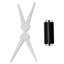 Conjunto de ímãs para nail art, ímã dobrável em formato de olho, bastão magnético forte para projetos DIY.