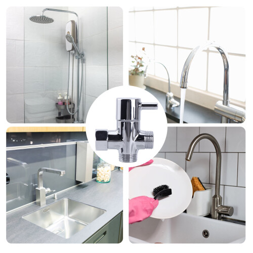 3-Way Shower Attachment G1/2 Inch Easy Install 1