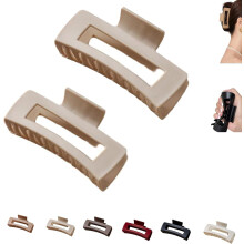 Pince à cheveux en silicone en forme de requin pour femmes, pince à griffes flexible 1