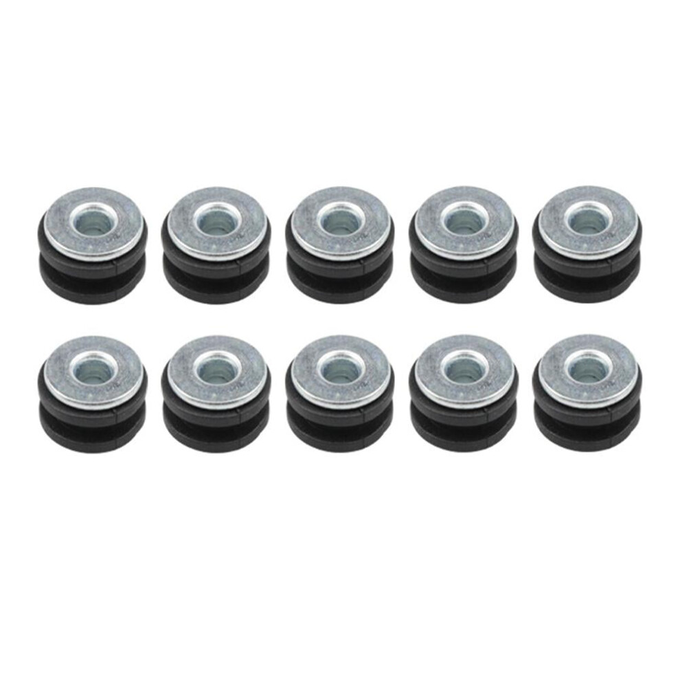 Qenashaing 10Pcs Motorcycle Fairing Grommet Bolts, Shockproof Rubber Bushings For Vibration Dampening, Easy Install Â Compatible With Honda, Yamaha, 9329345188190