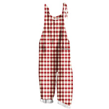 Salopetă fără mâneci cu imprimeu de damă, cu dungi – ținută de vară ușoară, lejeră, dintr-o singură piesă, culoare vin, 4XL,