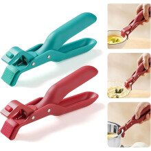 2 clip antiscottatura per ciotole, pinze antiscivolo in silicone per ciotole e piatti – Compatibili con stoviglie da cucina