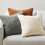 Housse de coussin à rayures neutres 45 x 45 cm (1 pièce) 3