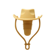 Stopallán Fíona Silicone Stopallán Hata Cowboy an Iarthair Barr Buidéal Fíona Sceitedhíonach
