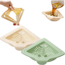 Panier de vidange triangulaire pour évier 2026, filtre magnétique multi-usages pour évier de cuisine, filtre à vidange à fond ouvert et à