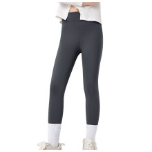 Calça legging feminina, cor sólida, cintura alta, modelagem justa, casual, para primavera/verão, ideal para ioga e atividades ao ar livre, roupa