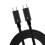 Καλώδιο USB C σε USB C για Thunderbolt5, γρήγορη μεταφορά δεδομένων 80Gbps, παροχή ρεύματος PD240W, 2