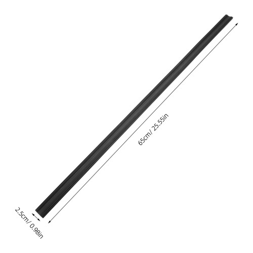 4Pcs Wiper Blade Refill Black Rubber For A Reliable Windshield Cleaning Experience 1
