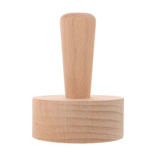 Presse à tarte en bois avec fond amovible pour une cuisson uniforme de la croûte et un démoulage facile