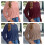 Damesblouse van kant, polyester, lange mouwen, ronde hals 5