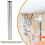 basin drain pipe Sink Tailpiece Silver 1Pack for Under Sink Installation 4