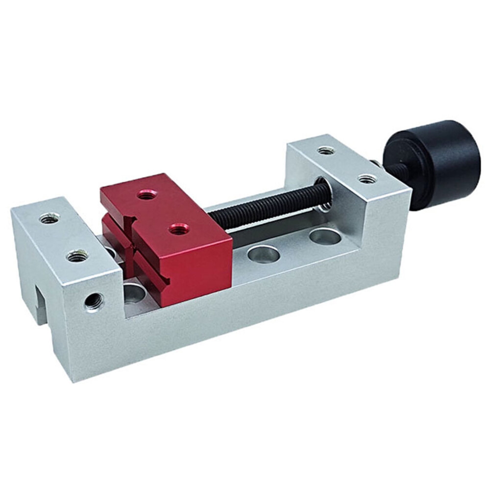 Small Flat Clamp Aluminum Small Drill Press Vice Portable Table Benches Vise For Sculpture Grinding Craft Carving Tool 9555307514008