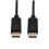 Καλώδιο DisplayPort 1,8m αρσενικό σε αρσενικό μαύρο για μεταφορά βίντεο και ήχου υψηλής 5