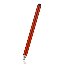 Lápiz capacitivo de alta precisión para pantallas táctiles con cuerpo metálico, punta de goma universal sensible y disponible en varios colores.